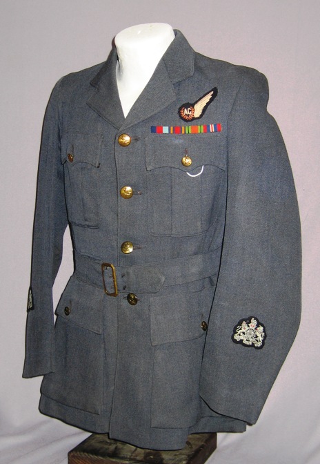 Royal Air Force RAF WO Air Gunner's Uniform Tunic WWII | eBay